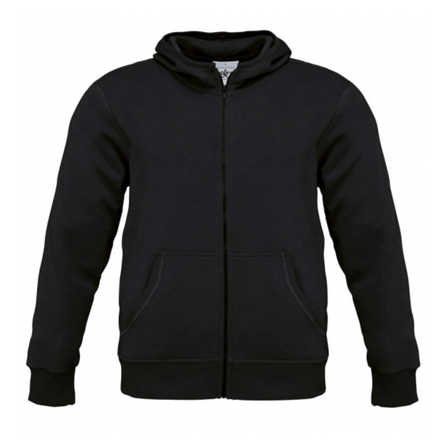 Monster/men Hooded Zip Gr. S schwarz