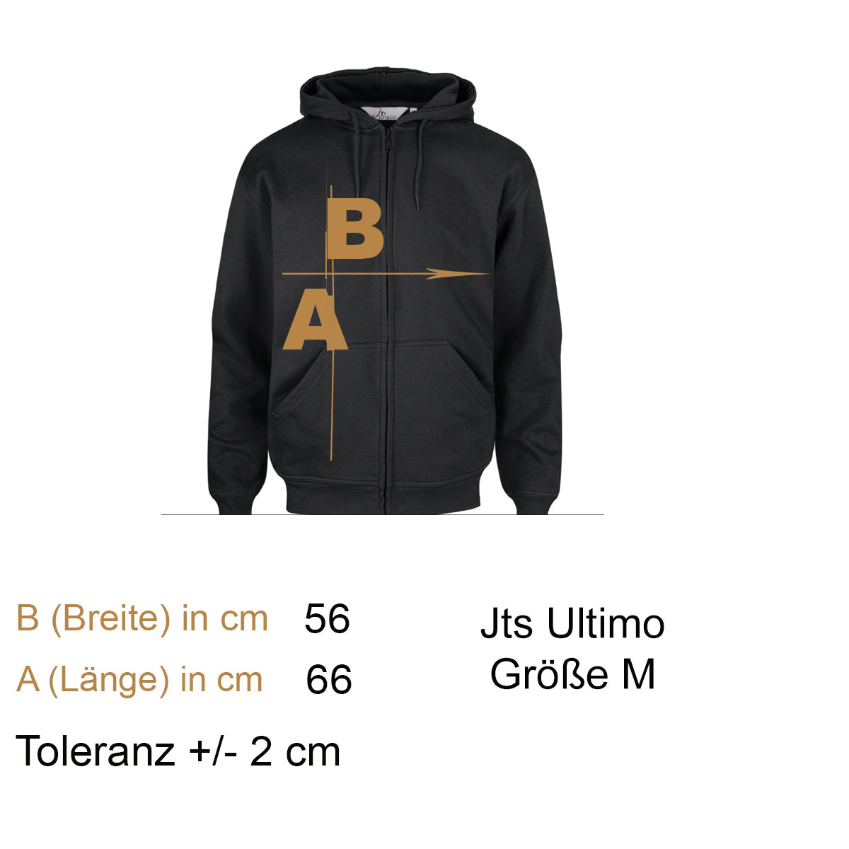 Hoodie, Schwarzer Hoodie, Reißverschluss-Hoodie, Kernige Grafik, Unisex