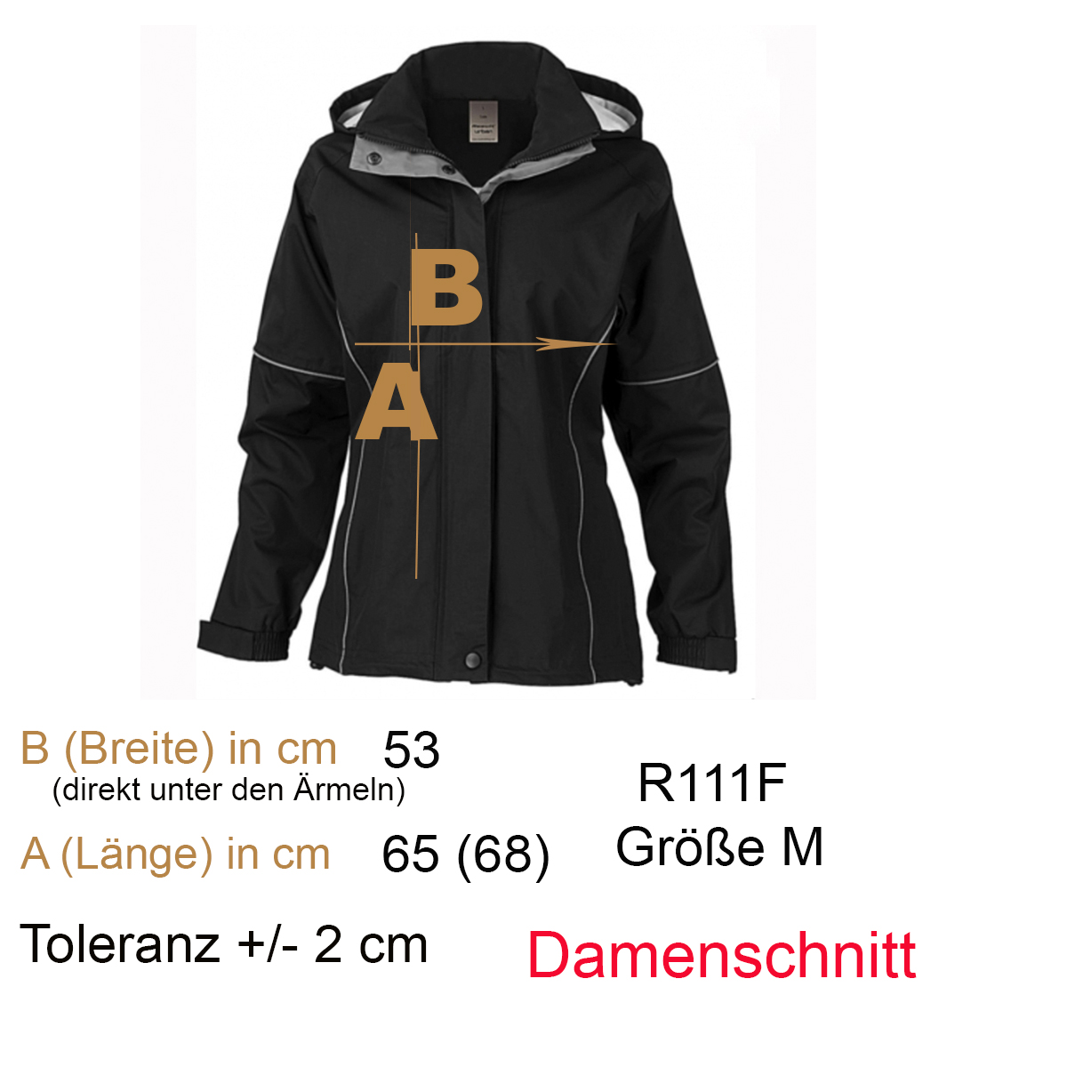 DAMEN Urban Lightweight Jacke Gr. M schwarz